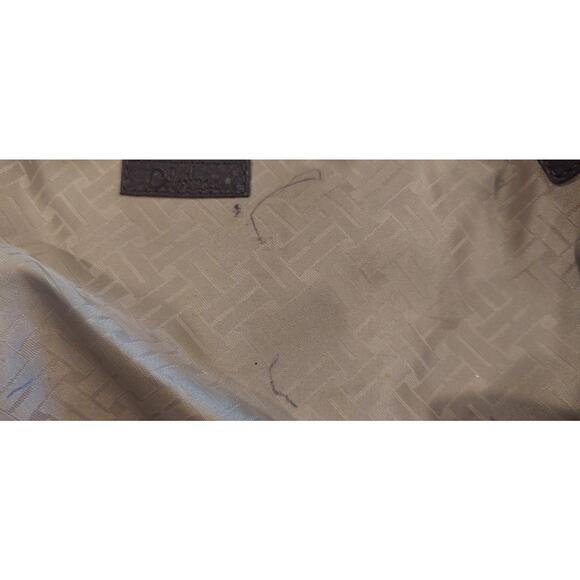 COLE HAAN Purple‎ Pebble Leather Large Bucket Hobo Shoulder Bag Purse Vtg - Picture 9 of 13